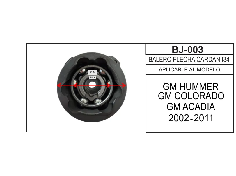 Balero de soporte de flecha MATZKA