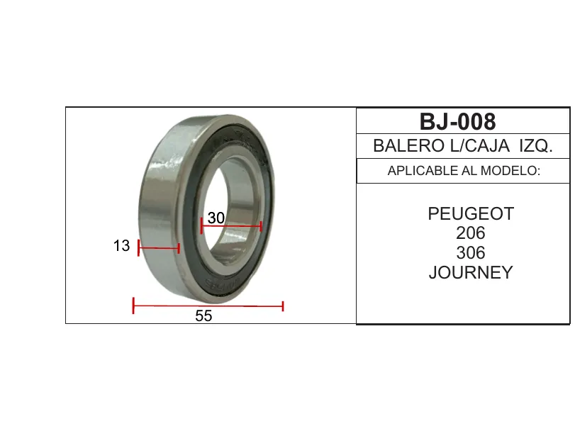 Balero de soporte de flecha MATZKA