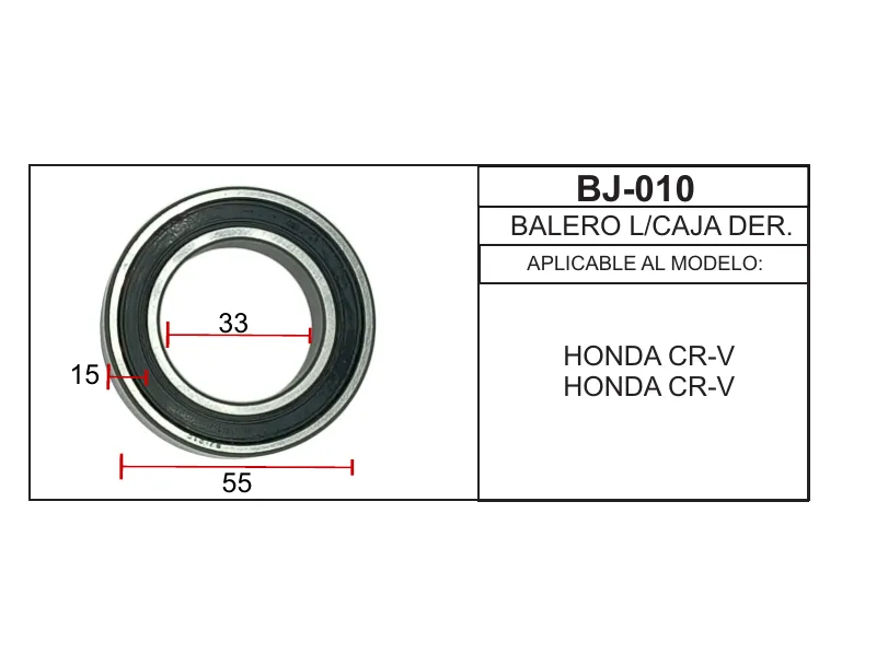 Balero de soporte de flecha MATZKA