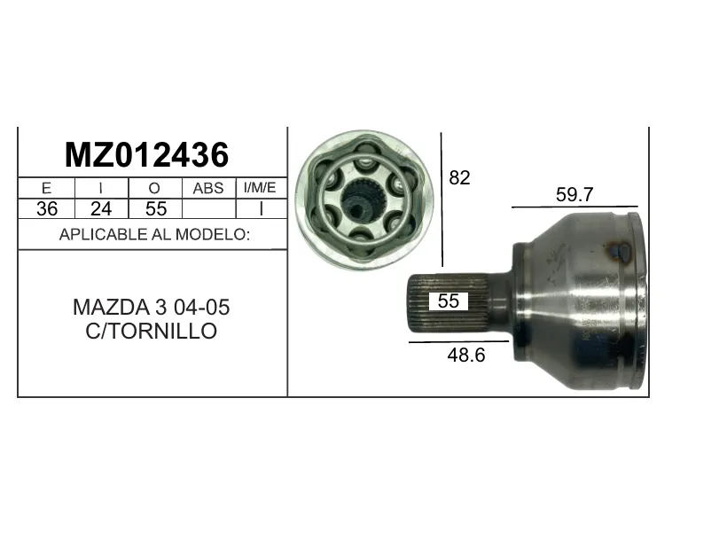 Espiga lado rueda MATZKA
