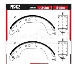 Zapatas para freno de tambor Rodatech