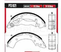 Zapatas para freno de tambor Rodatech