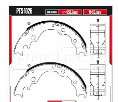 Zapatas para freno de tambor Rodatech