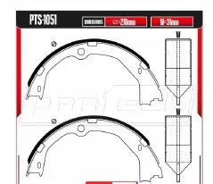 Zapatas para freno de tambor Rodatech