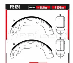 Zapatas para freno de tambor Rodatech