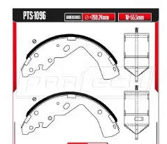 Zapatas para freno de tambor Rodatech