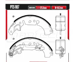 Zapatas para freno de tambor Rodatech