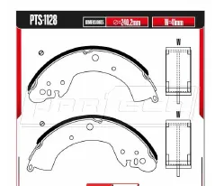 Zapatas para freno de tambor Rodatech