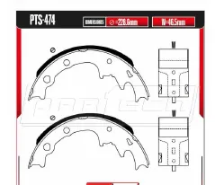 Zapatas para freno de tambor Rodatech