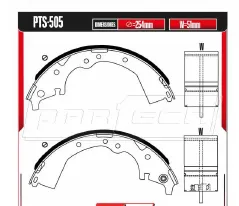 Zapatas para freno de tambor Rodatech