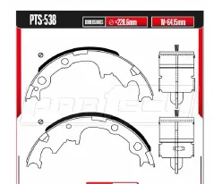 Zapatas para freno de tambor Rodatech