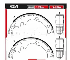 Zapatas para freno de tambor Rodatech