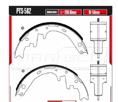 Zapatas para freno de tambor Rodatech