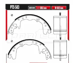 Zapatas para freno de tambor Rodatech