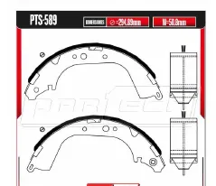 Zapatas para freno de tambor Rodatech