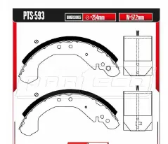 Zapatas para freno de tambor Rodatech