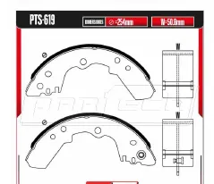 Zapatas para freno de tambor Rodatech