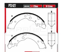 Zapatas para freno de tambor Rodatech