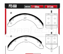 Zapatas para freno de tambor Rodatech