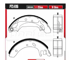 Zapatas para freno de tambor Rodatech