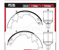 Zapatas para freno de tambor Rodatech