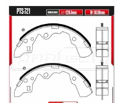 Zapatas para freno de tambor Rodatech