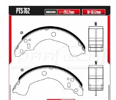 Zapatas para freno de tambor Rodatech