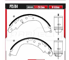 Zapatas para freno de tambor Rodatech