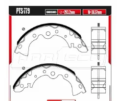 Zapatas para freno de tambor Rodatech
