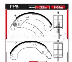 Zapatas para freno de tambor Rodatech
