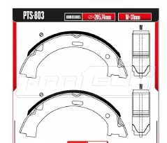Zapatas para freno de tambor Rodatech