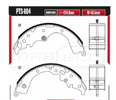 Zapatas para freno de tambor Rodatech
