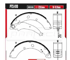 Zapatas para freno de tambor Rodatech