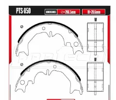 Zapatas para freno de tambor Rodatech