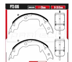 Zapatas para freno de tambor Rodatech