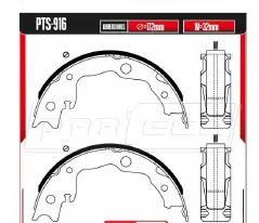 Zapatas para freno de tambor Rodatech