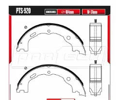 Zapatas para freno de tambor Rodatech