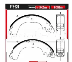 Zapatas para freno de tambor Rodatech