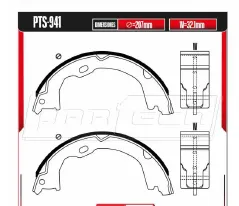 Zapatas para freno de tambor Rodatech
