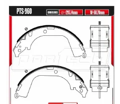 Zapatas para freno de tambor Rodatech