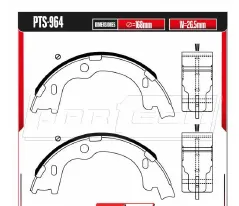 Zapatas para freno de tambor Rodatech