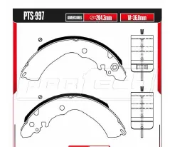 Zapatas para freno de tambor Rodatech