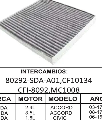 Filtro de cabina UNIFIL