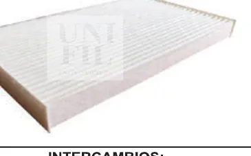 Filtro de cabina UNIFIL