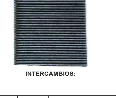 Filtro de cabina UNIFIL