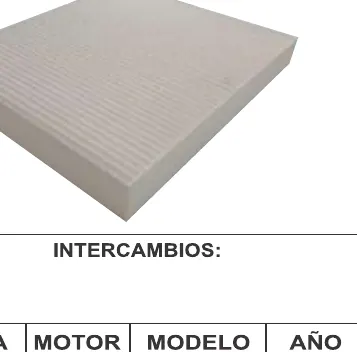 Filtro de cabina UNIFIL