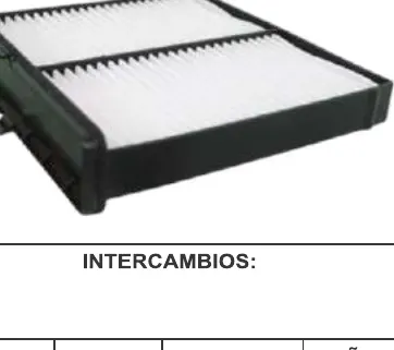 Filtro de cabina UNIFIL