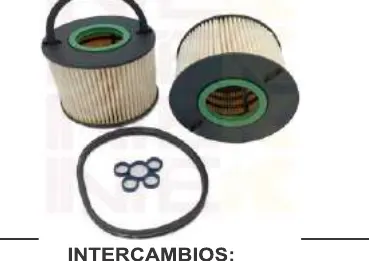 Filtro de diésel UNIFIL