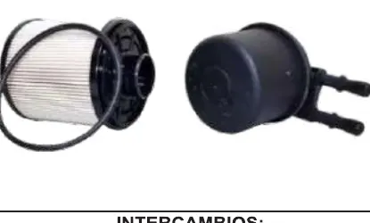 Filtro de diésel UNIFIL